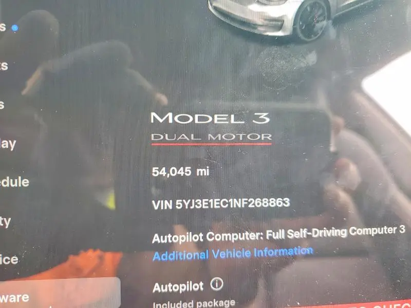 2022 TESLA MODEL 3   
