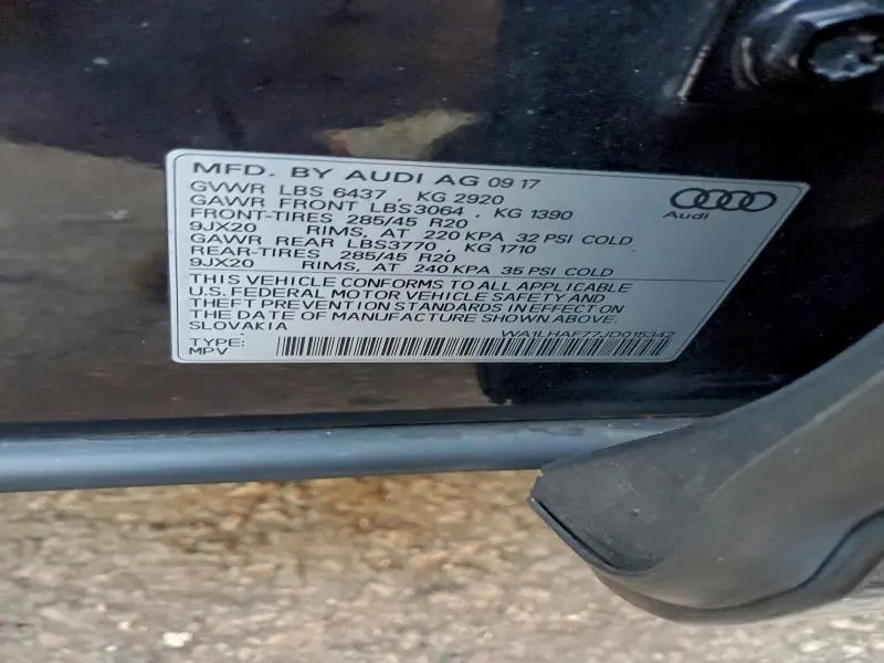 2018 AUDI Q7 PREMIUM PLUS  