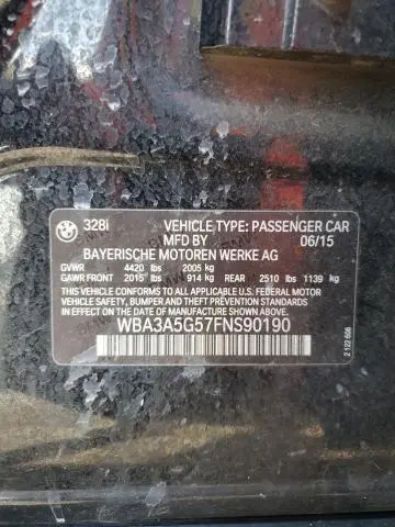 2015 BMW 328 I  