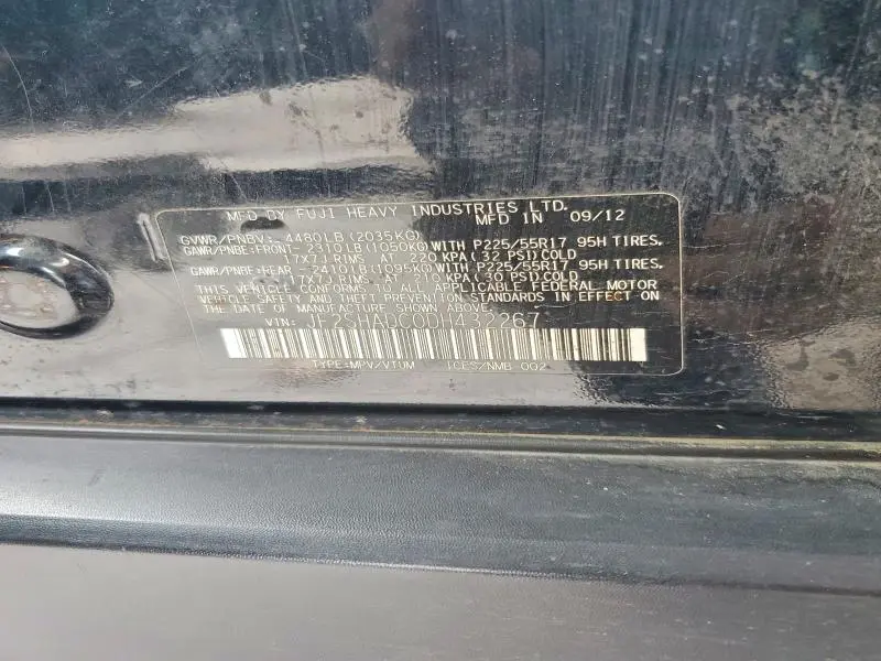 2013 SUBARU FORESTER 2.5X PREMIUM  