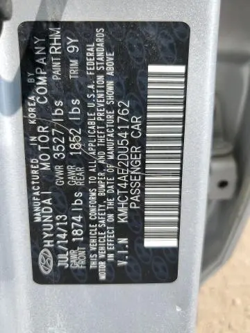 2013 HYUNDAI ACCENT GLS  
