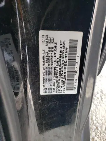 2014 HONDA ODYSSEY EXL  