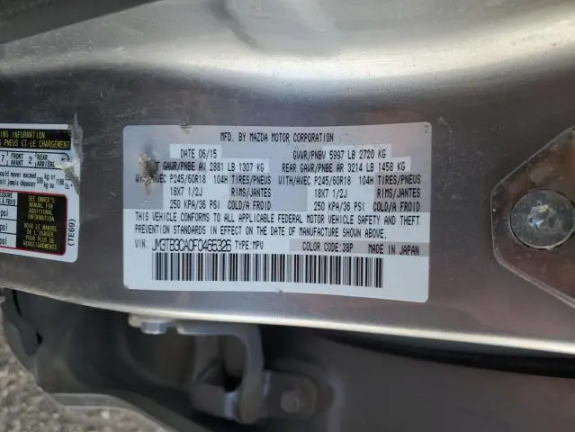 2015 MAZDA CX-9 TOURING  