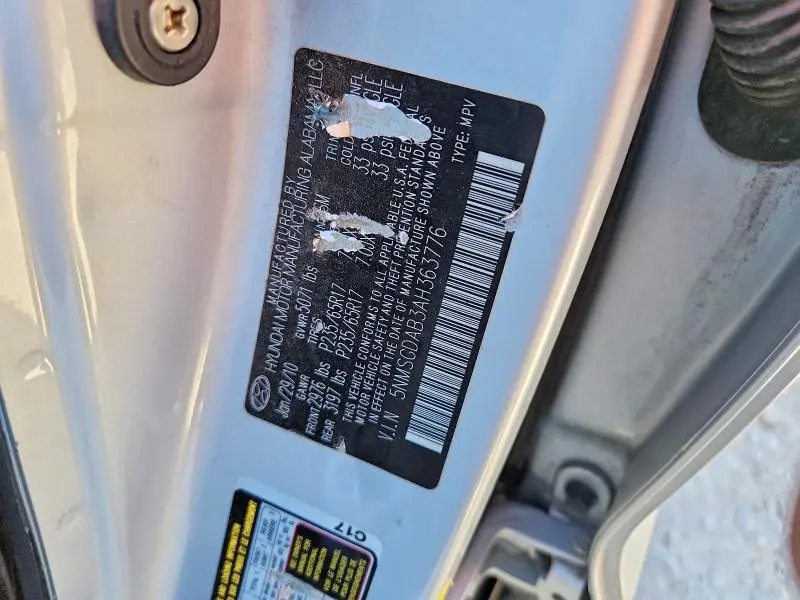 2010 HYUNDAI SANTA FE GLS  