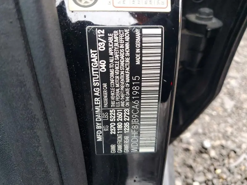 2012 MERCEDES-BENZ E 350 4MATIC  