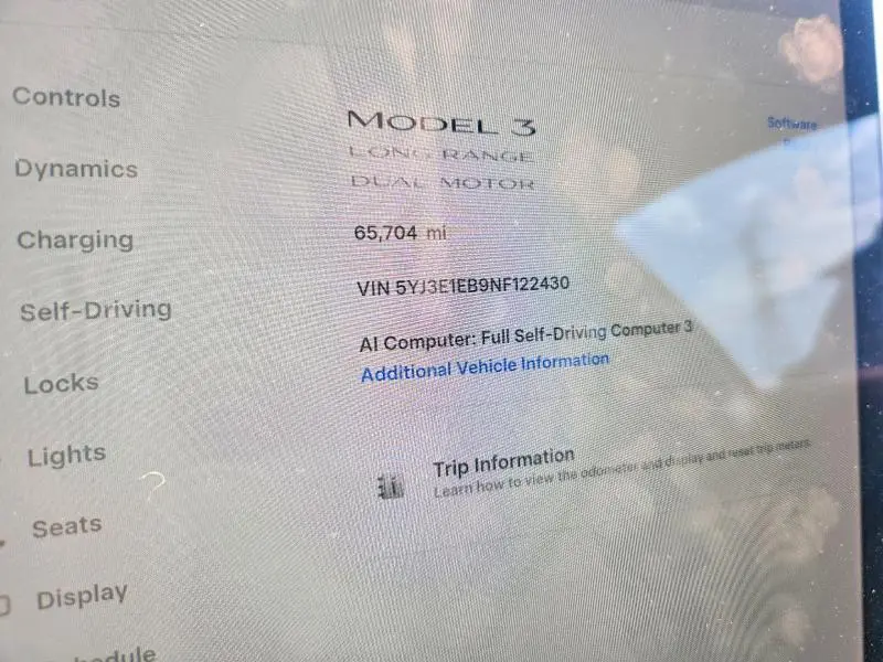 2022 TESLA MODEL 3   