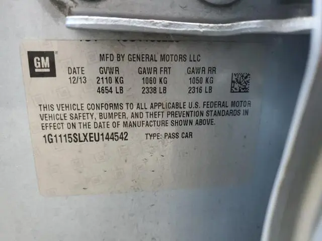 2014 CHEVROLET IMPALA LT  