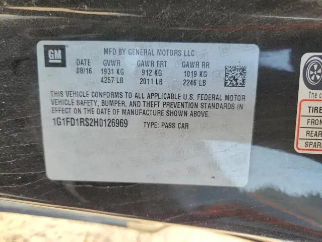 2017 CHEVROLET CAMARO LT