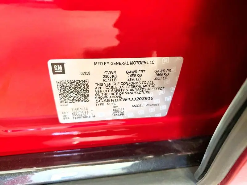 2018 BUICK ENCLAVE   