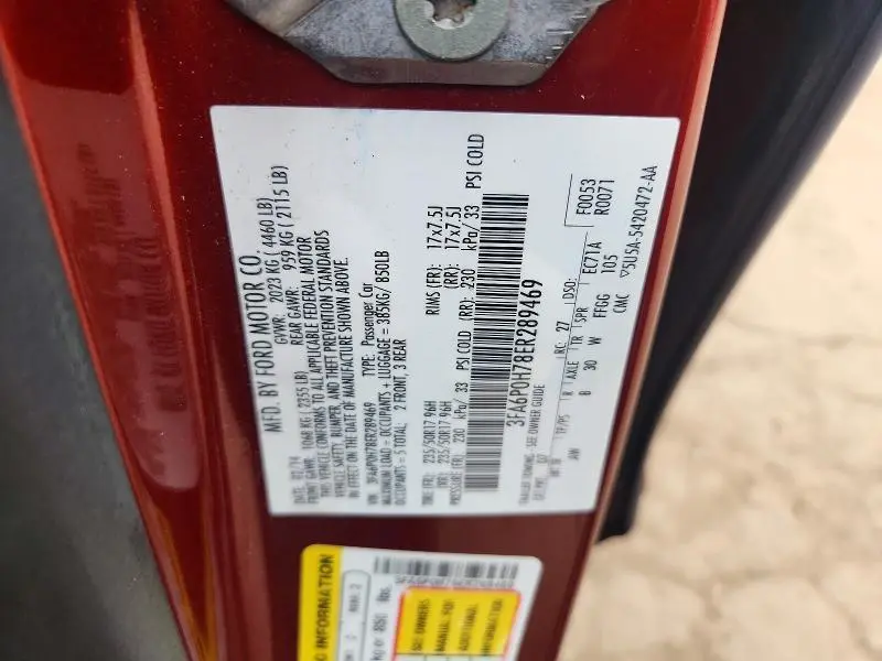 2014 FORD FUSION SE  