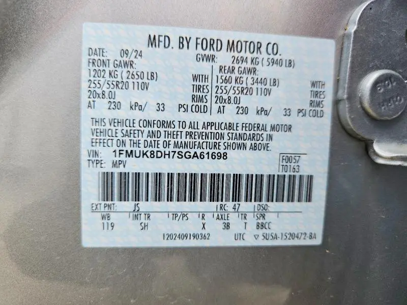 2025 FORD EXPLORER ACTIVE  