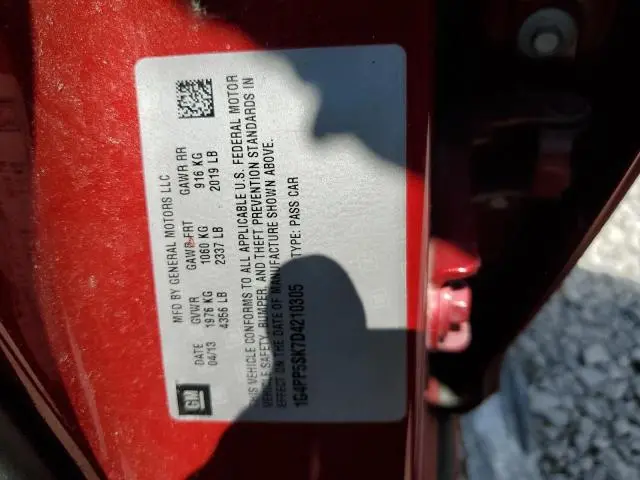 2013 BUICK VERANO   