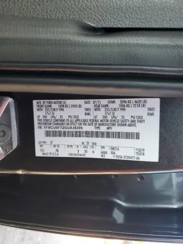 2016 FORD ESCAPE S  