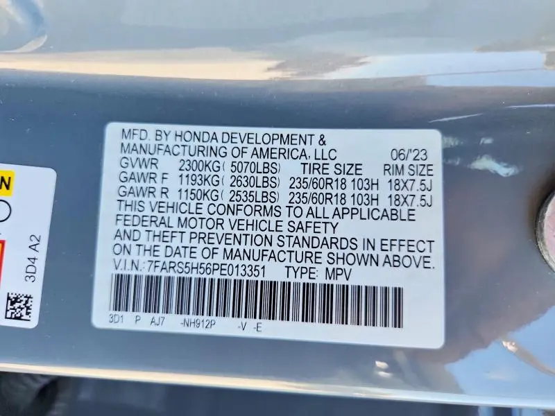 2023 HONDA CR-V SPORT  