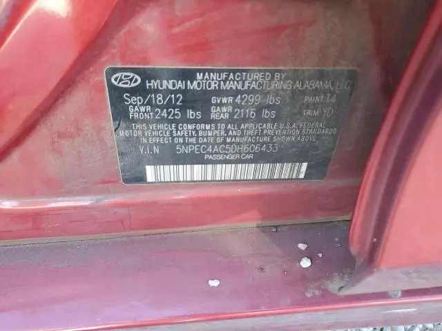 2013 HYUNDAI SONATA SE  