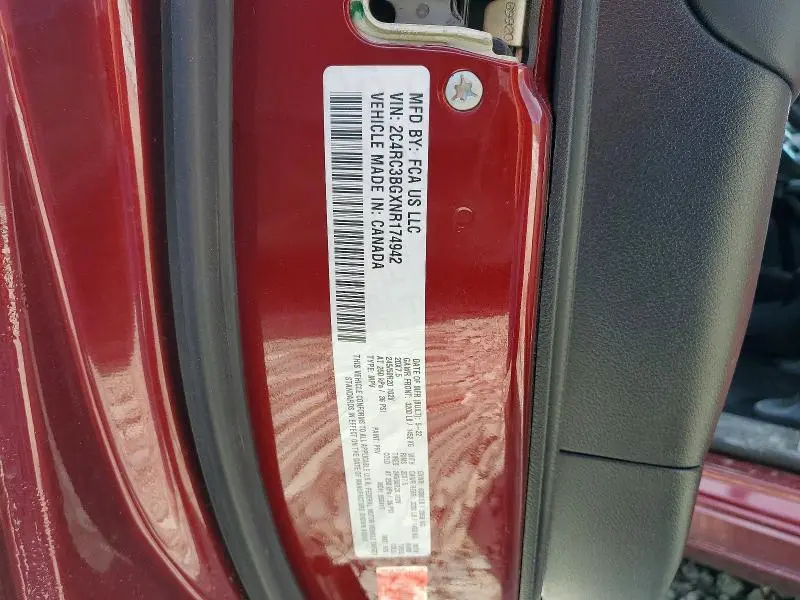 2022 CHRYSLER PACIFICA TOURING L  