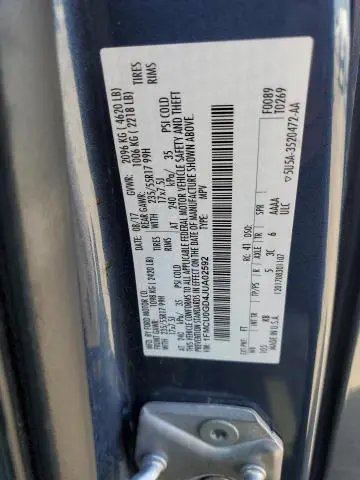 2018 FORD ESCAPE SE  