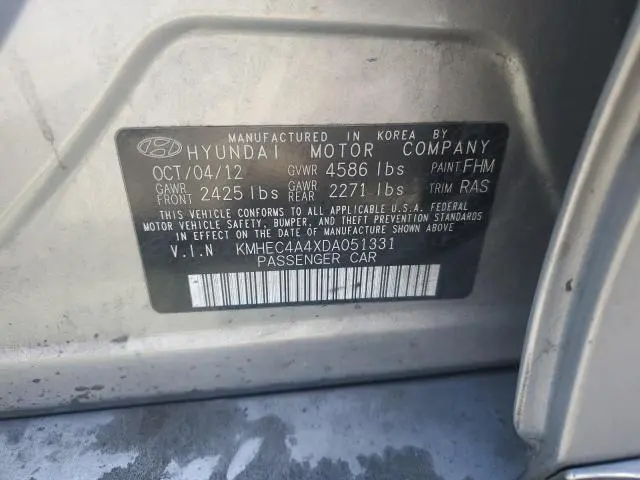 2013 HYUNDAI SONATA HYBRID  
