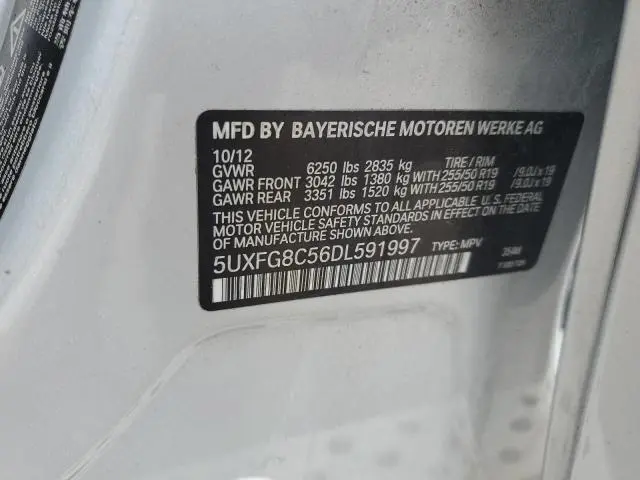 2013 BMW X6 XDRIVE50I  