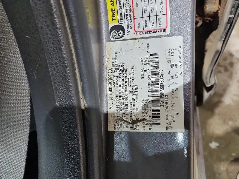 2011 FORD FUSION SE  