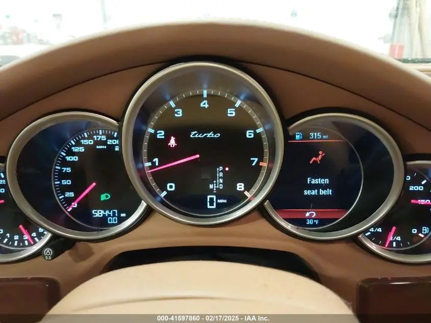 2012 PORSCHE PANAMERA TURBO