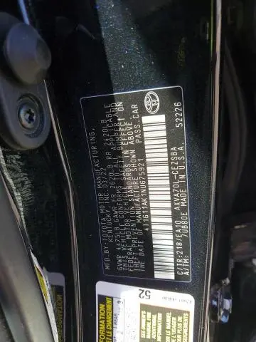 2022 TOYOTA CAMRY SE  