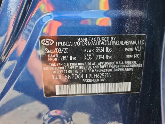 2020 HYUNDAI ELANTRA SEL  