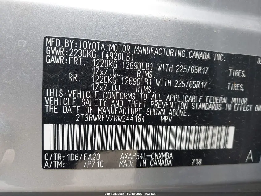 2024 TOYOTA RAV4 HYBRID XLE