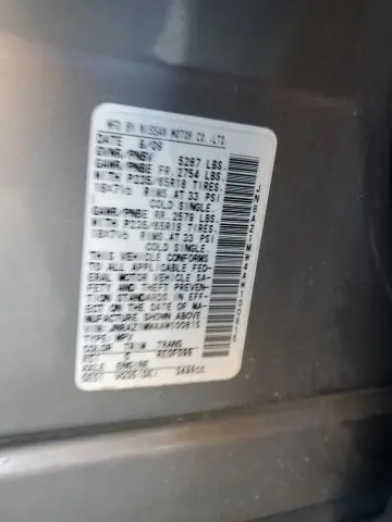 2010 NISSAN MURANO S  