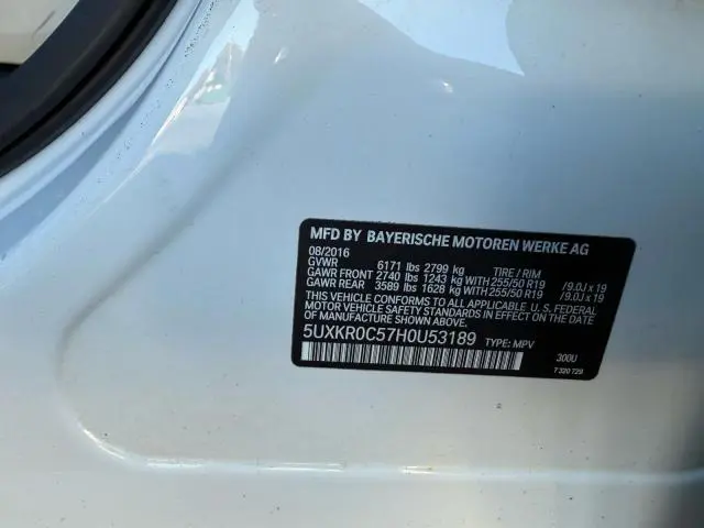 2017 BMW X5 XDRIVE35I  