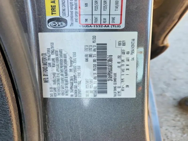 2010 FORD FUSION SE  