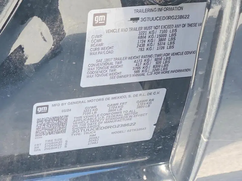 2024 GMC SIERRA K1500 ELEVATION  