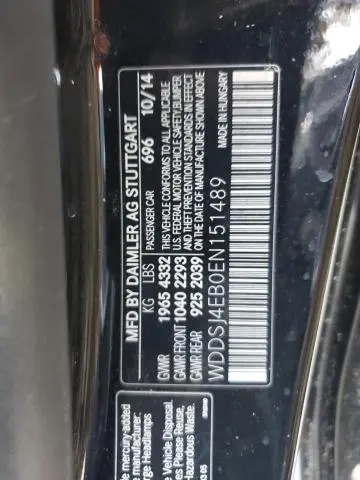 2014 MERCEDES-BENZ CLA 250  