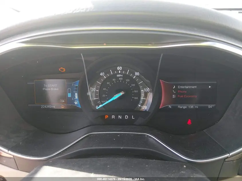 2017 FORD FUSION HYBRID SE
