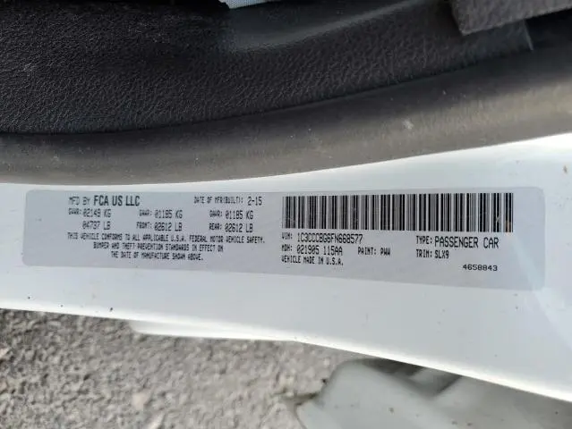 2015 CHRYSLER 200 S  