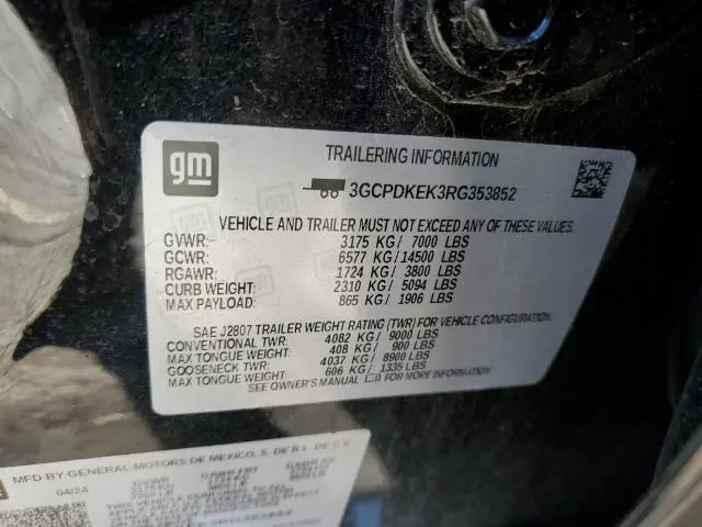 2024 CHEVROLET SILVERADO K1500 LT-L  