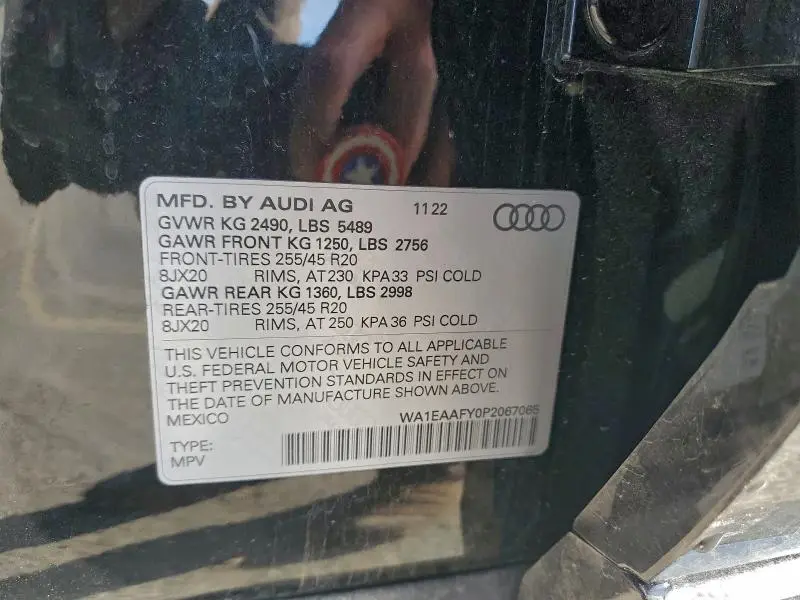 2023 AUDI Q5   