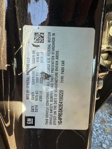 2014 BUICK VERANO CONVENIENCE  