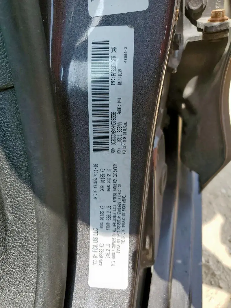 2017 CHRYSLER 200 LIMITED  