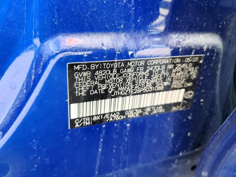 2023 LEXUS IS 350 F SPORT AWD V6 4D SEDAN