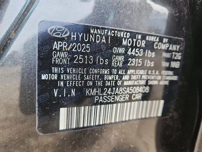 2025 HYUNDAI SONATA SE  