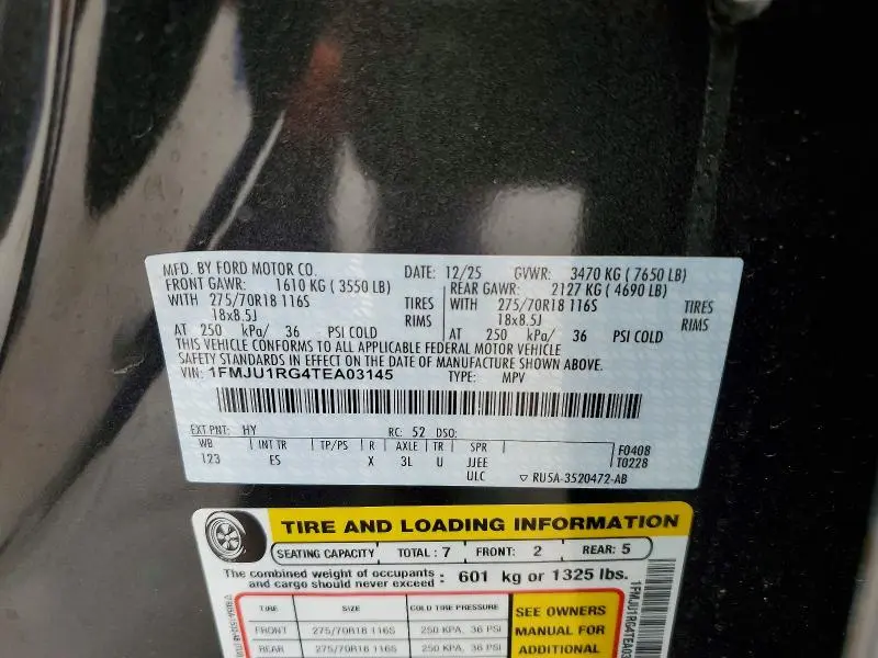 2026 FORD EXPEDITION TREMOR  