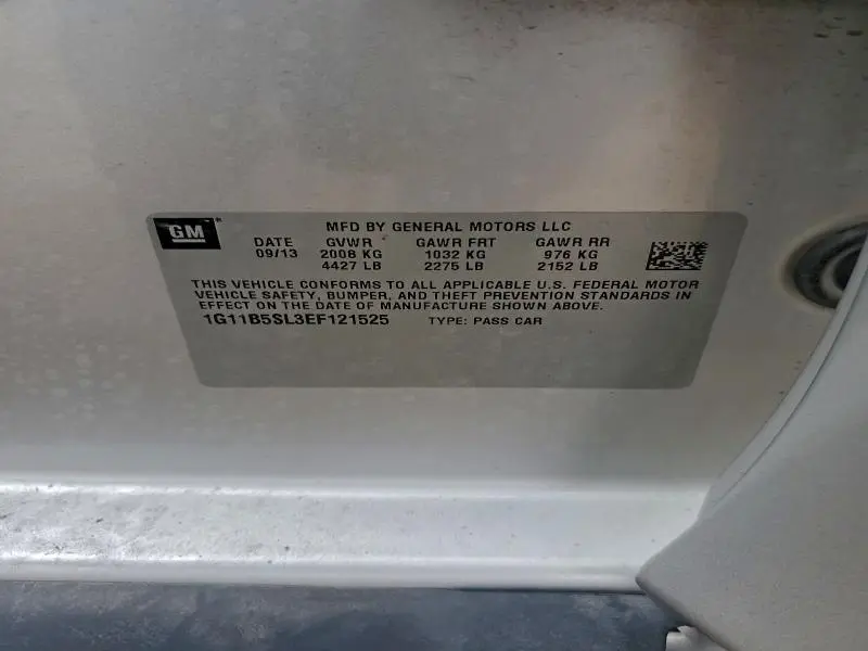 2014 CHEVROLET MALIBU LS  