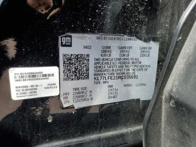 2024 CHEVROLET TRAX LS  