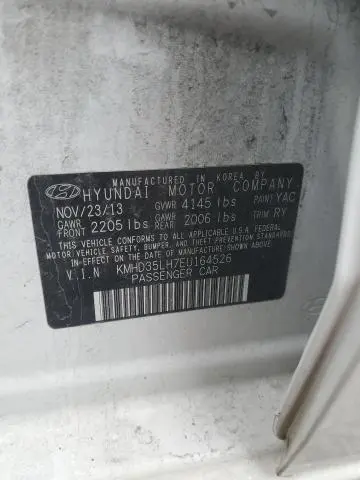 2014 HYUNDAI ELANTRA GT 