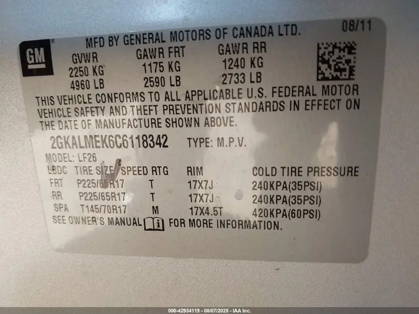 2012 GMC TERRAIN SLE-1