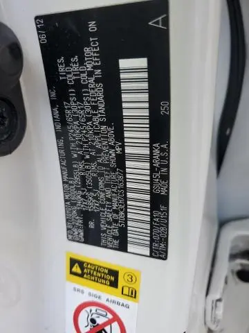 2012 TOYOTA HIGHLANDER BASE  