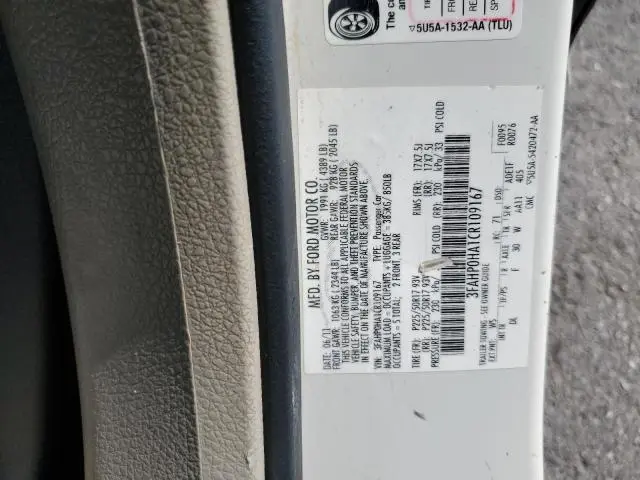 2012 FORD FUSION SE  