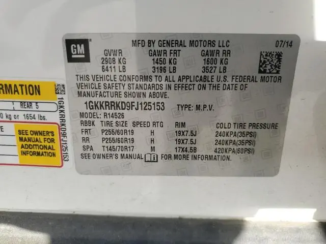 2015 GMC ACADIA SLT-1