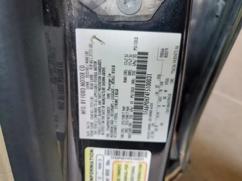 2015 FORD FUSION SE  